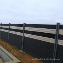 Wood Plastic Composite  vinyl WPC garden fence easy installation